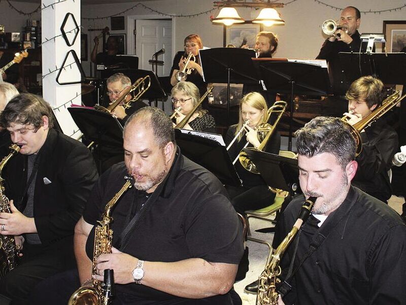 Musicians rehearsing